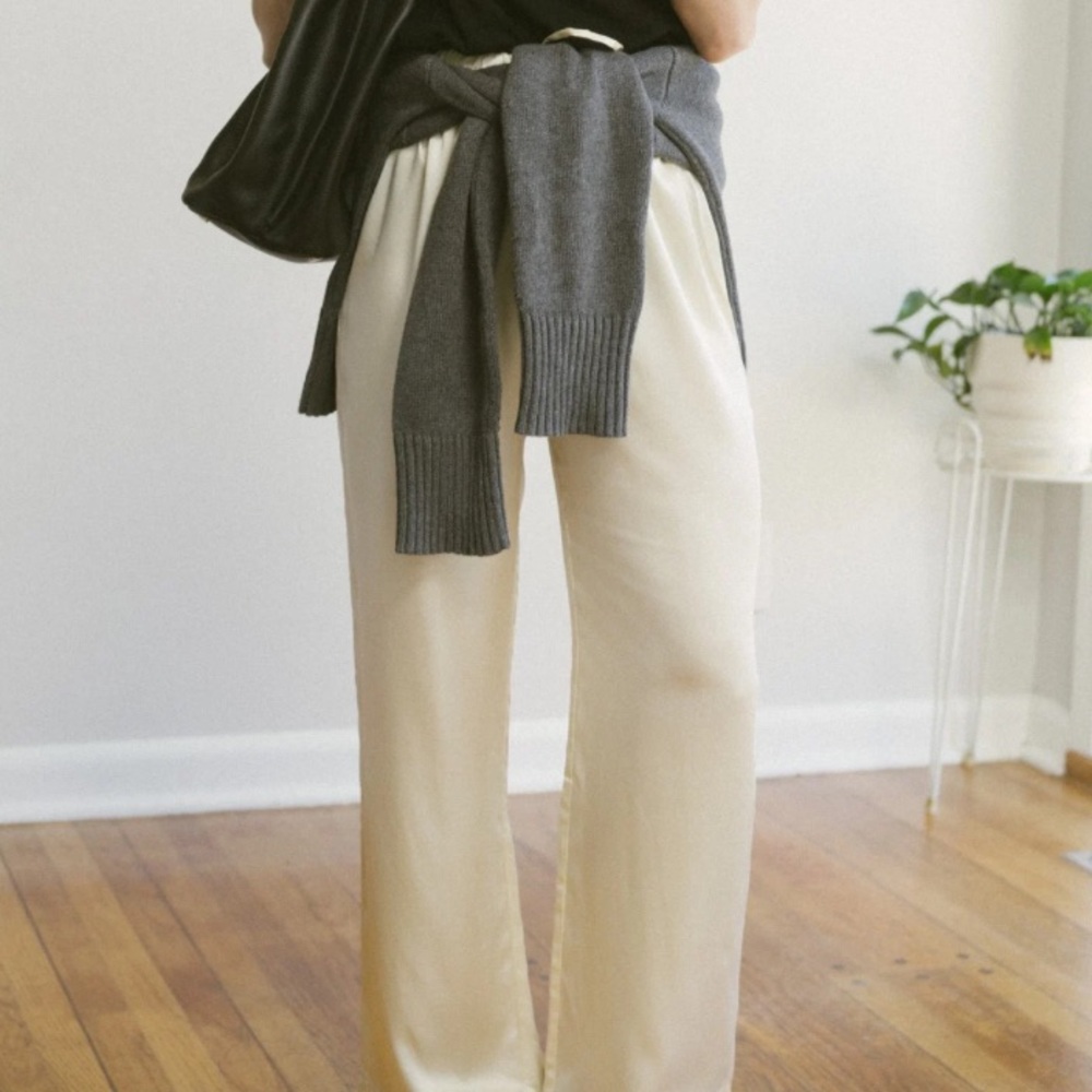 Vince Camuto Satin Pants